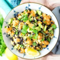 Citrus Quinoa Sweet Potato Salad | #vegan #glutenfree #contentednesscooking #salad #quinoa #dairyfree