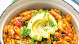 One Pot Taco Pasta | #vegan #glutenfree #cdairyfree #plantbased #contentednesscooking