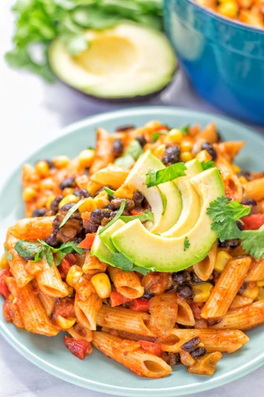 One Pot Taco Pasta - Contentedness Cooking