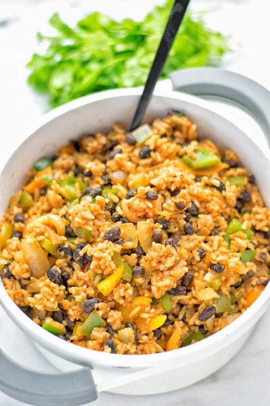 Cuban Rice and Beans Contentedness Cooking