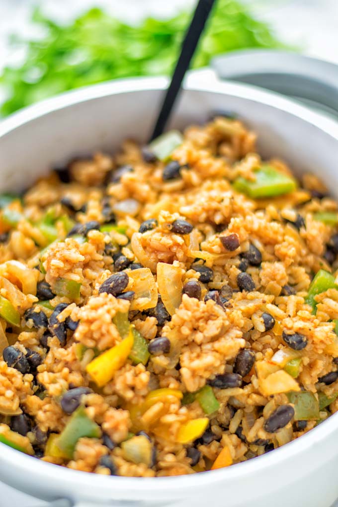 Cuban Rice and Beans | #vegan #glutenfree #contentednesscooking #plantbased #dairyfree 