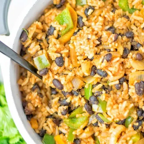 Cuban Rice and Beans | #vegan #glutenfree #contentednesscooking #plantbased #dairyfree