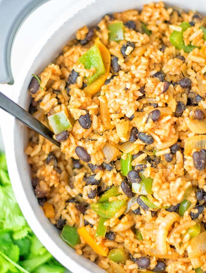 Cuban Rice and Beans | #vegan #glutenfree #contentednesscooking #plantbased #dairyfree