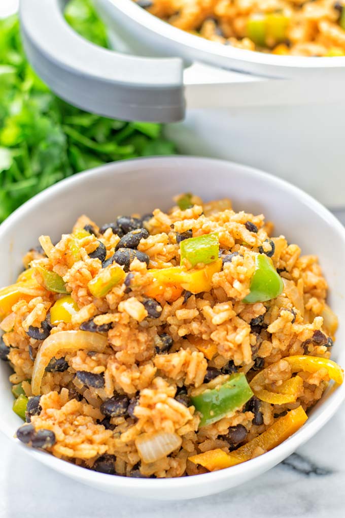 Cuban Rice and Beans | #vegan #glutenfree #contentednesscooking #plantbased #dairyfree 