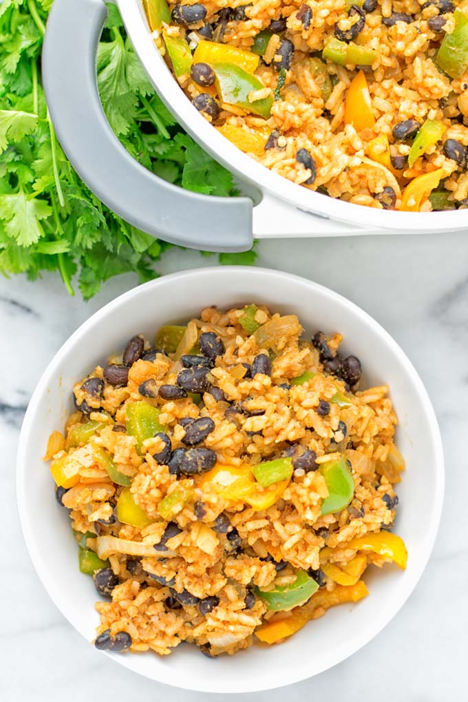 Cuban Rice and Beans | #vegan #glutenfree #contentednesscooking #plantbased #dairyfree 