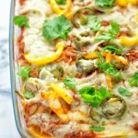 King Ranch Casserole | #vegan #plantbased #dairyfree #contentednesscooking