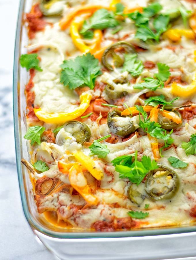 King Ranch Casserole | #vegan #plantbased #dairyfree #contentednesscooking