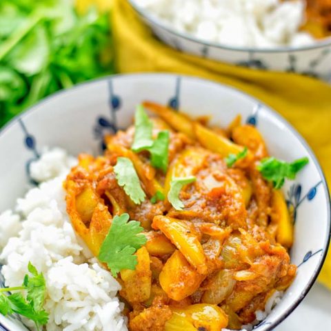 Vegan Chicken Madras | #vegan #glutenfree #contentednesscooking #plantbased #dairyfree