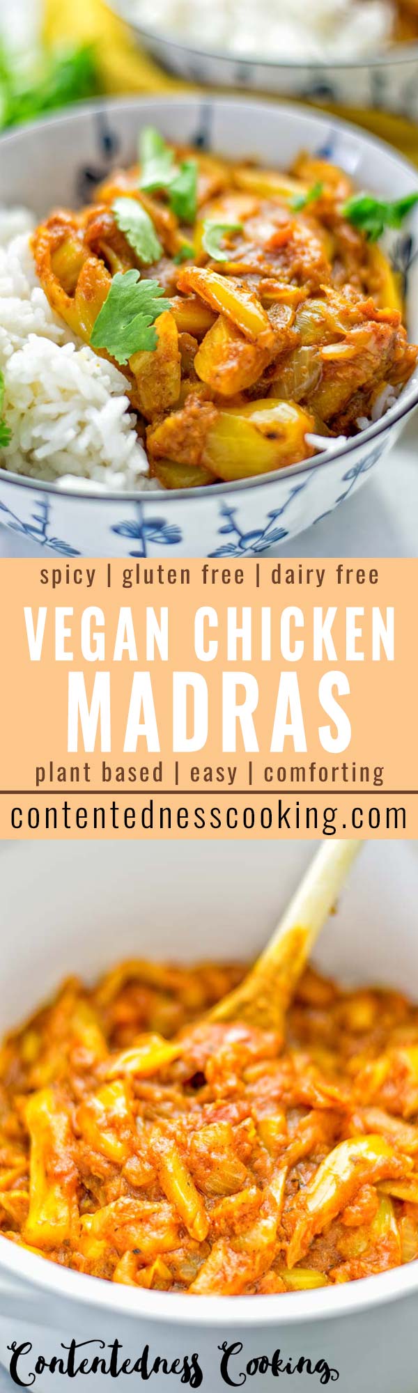 Vegan Chicken Madras | #vegan #glutenfree #contentednesscooking #plantbased #dairyfree