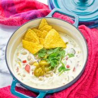 White Chili Taco Soup | #vegan #glutenfree #contentednesscooking #taco #soup