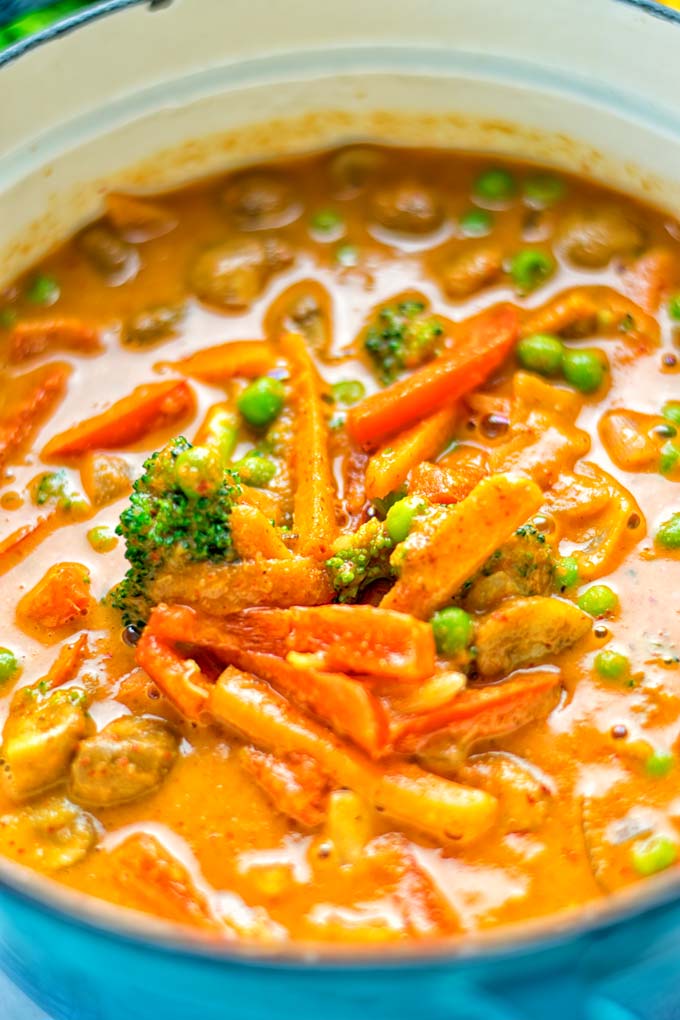 Vegetable Panang Curry - Contentedness Cooking