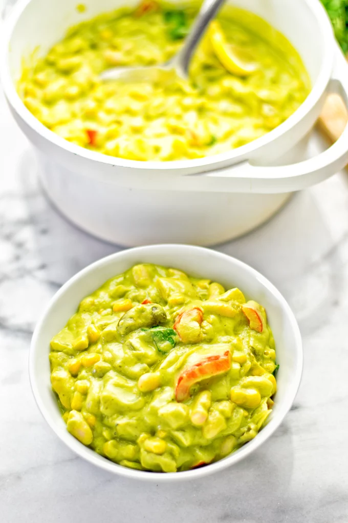 Vegetarian Chili Verde | #vegan #glutenfree #contentednesscooking #plantbased #dairyfree