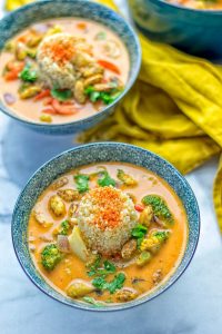 Red Curry Coconut Soup - Contentedness Cooking