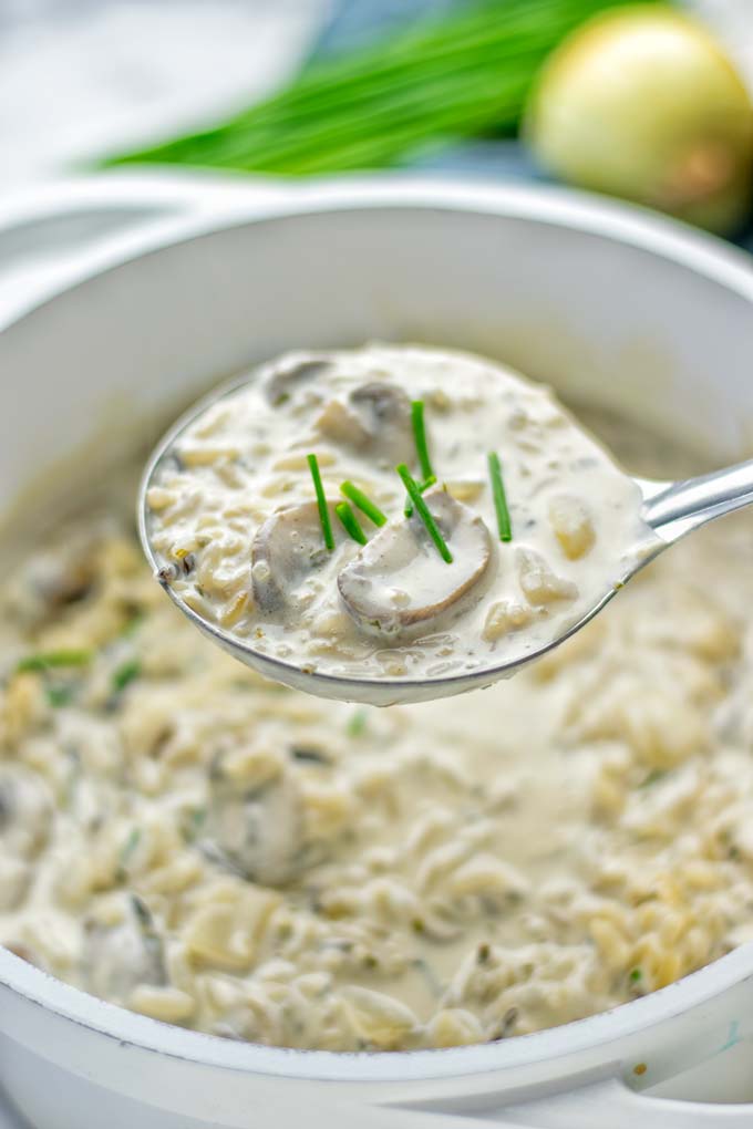 This Wild Rice and Mushroom Soup is entirely vegan, gluten free, and super easy to make in one pot. So amazing for the holidays, Christmas, dinner, lunch, meal preparation and work lunches. If you’re looking for a super easy and delicious one pot meal, you will make this over and over again. #vegan #glutenfree #dairyfree #vegetarian #onepotmeals #holidays #christmas #contentednesscooking #mushrooms #soup #wildricesoup #mushroomsoup #dinner #lunch #mealprep #worklunchideas 