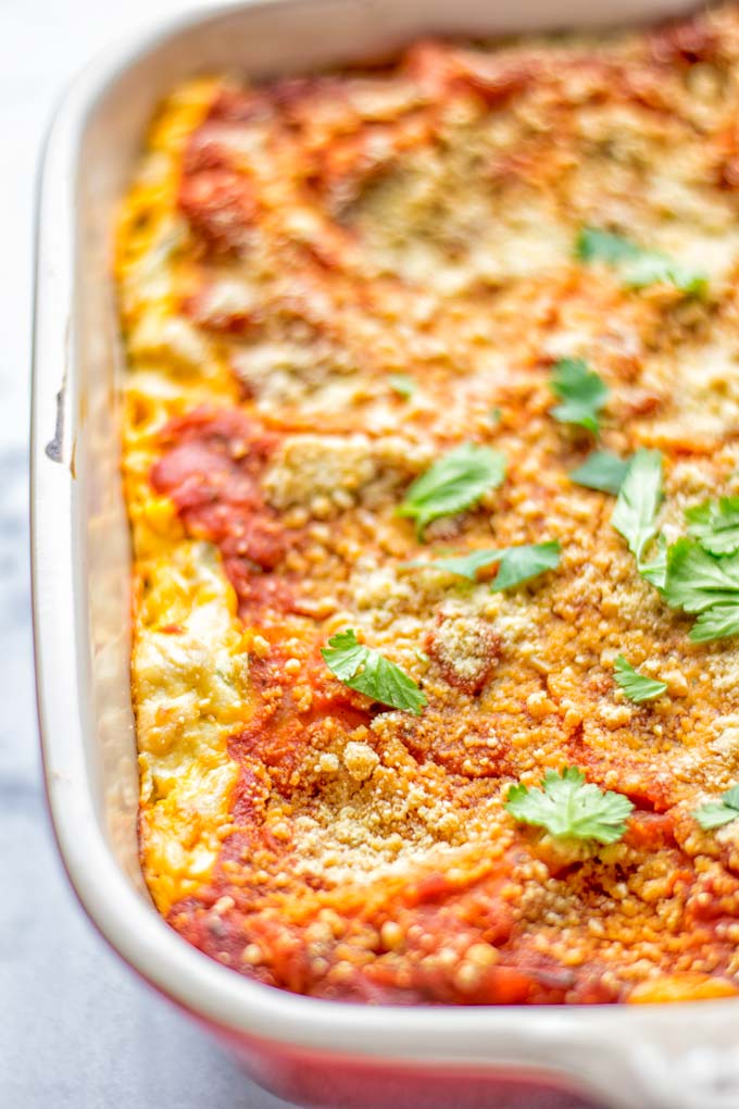 White Chili Lasagna [vegan] - Contentedness Cooking