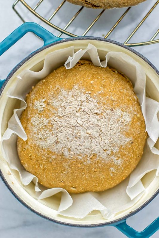 Artisan Bread (one bowl, Dutch oven) Contentedness Cooking