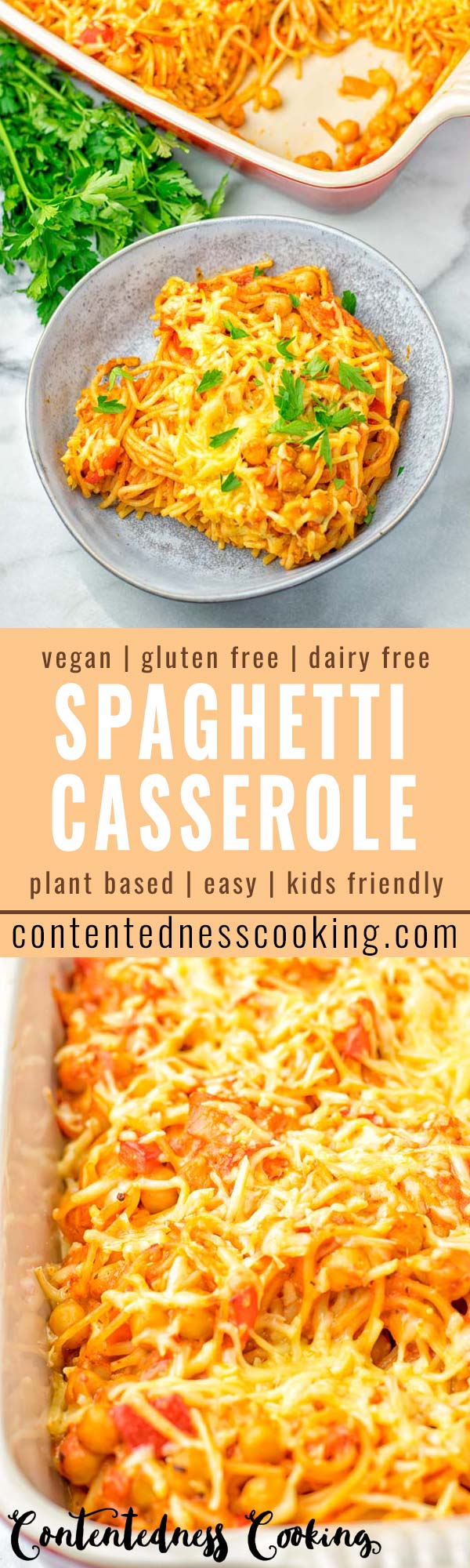 Spaghetti Casserole - Contentedness Cooking