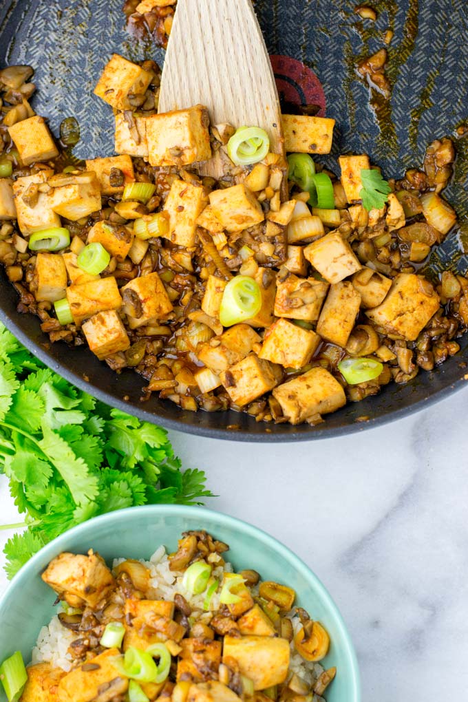 Mapo Tofu vegan Easy Contentedness Cooking Mapo Tofu vegan Easy Contentedness Cooking