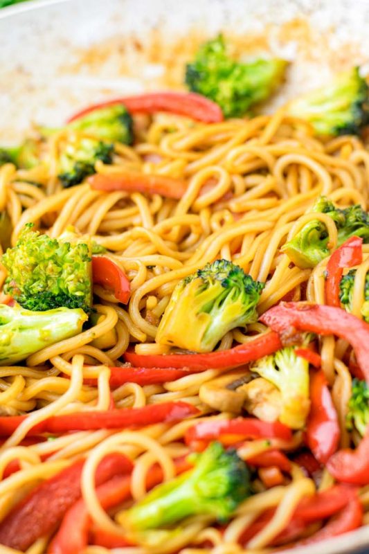 Stir Fry Noodles [vegan, one pot] - Contentedness Cooking