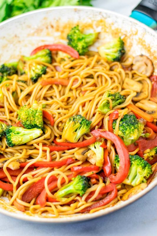 Stir Fry Noodles [vegan, one pot] Contentedness Cooking