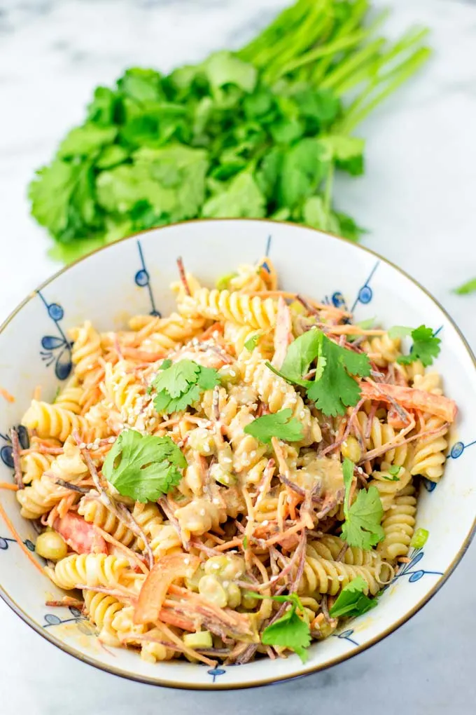 Cilantro makes a great addition to this Thai Noodle Salad.