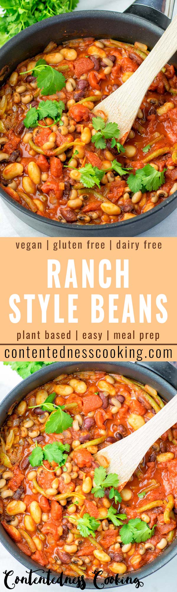 These homemade Ranch Style Beans are are made with four kinds of beans to create the perfect texture. Super easy to make in one pot, crockpot ready, and seriously so easy plus delicious! Naturally vegan, gluten free once you’ve tried it, you want coming back for in no time. A keeper that the whole family will love, even the pickiest kids. 