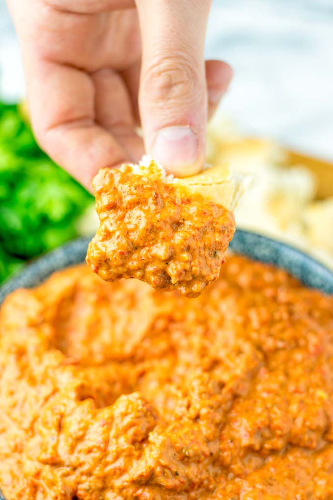 Full of flavor dipping sauce made vegan, quick, and easy..