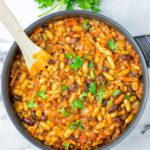 These Cowboy Beans are so easy and delicious. No one would ever taste they are vegan and you will find a instant pot and slow cooker version for more excitement as well.