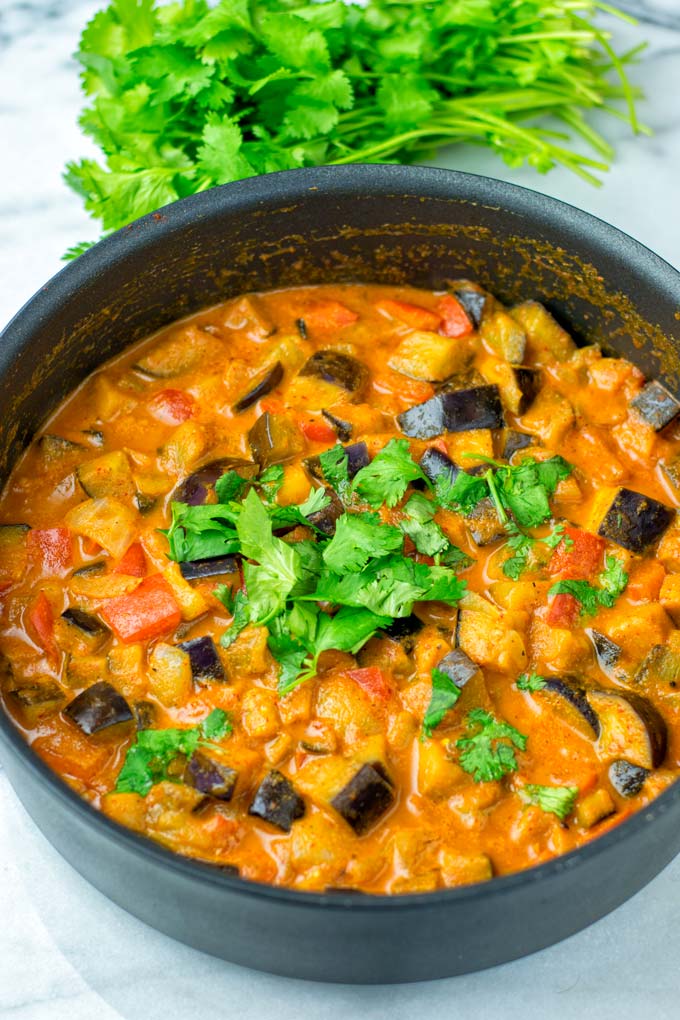 Homemade Curry with yellow curry paste.