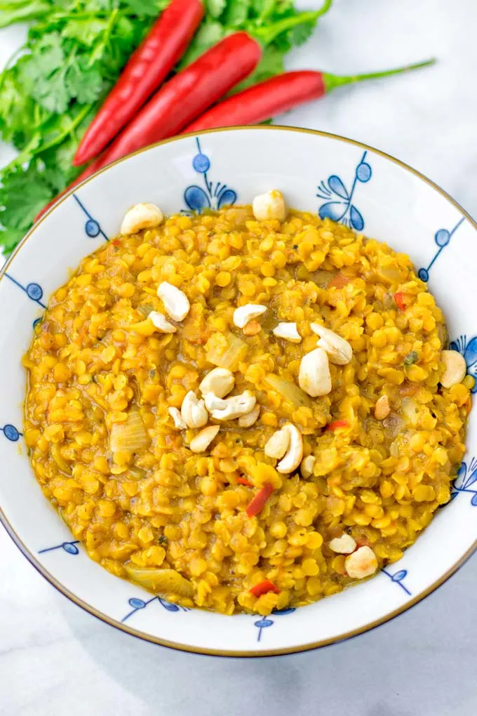 Male amazing vegetarian Indian food.