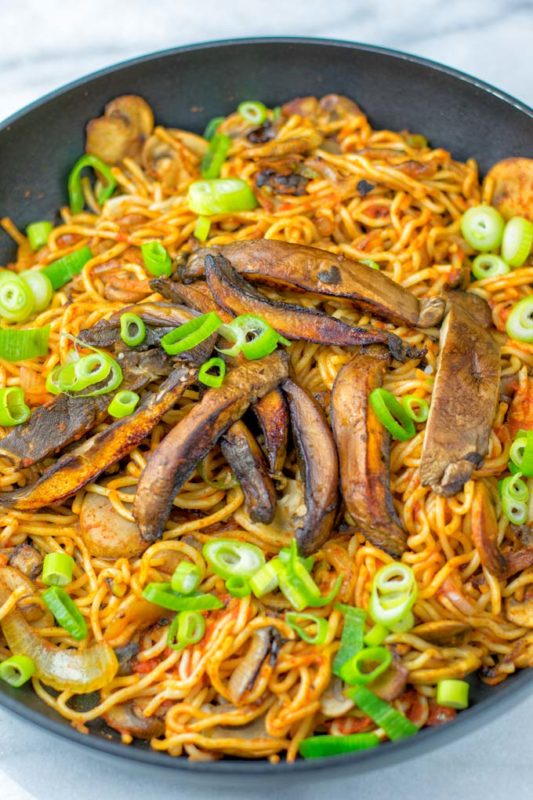 Spicy Noodles [vegan, gf] - Contentedness Cooking