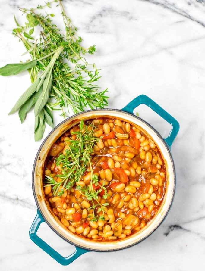 Enjoy these Baked Beans on their own or as a side dish to BBQs.