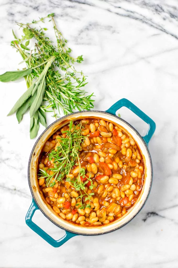 Enjoy these Baked Beans on their own or as a side dish to BBQs.