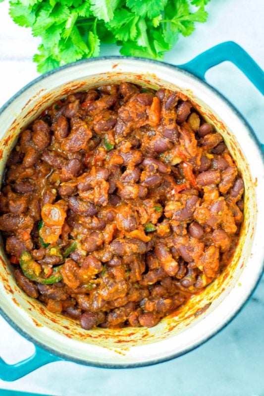 Chili Beans Recipe [one pot, vegan] Contentedness Cooking