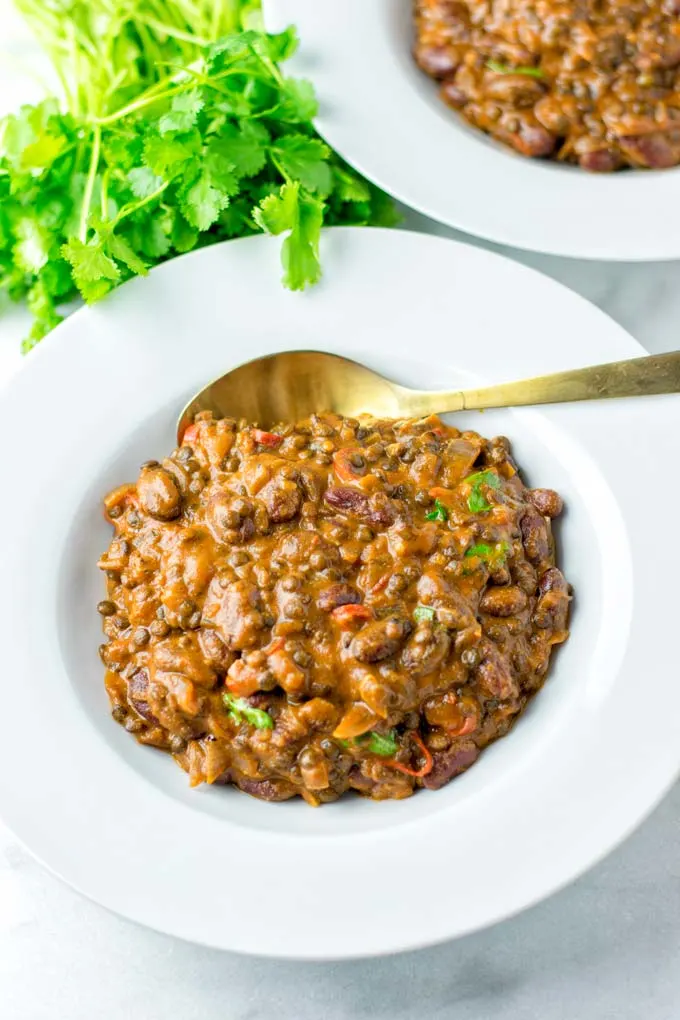 Madras Lentil are amazing as a main dish or as a side.