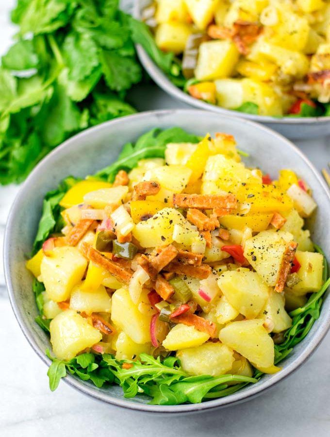 Enjoy this salad on top of a bed of arugula.