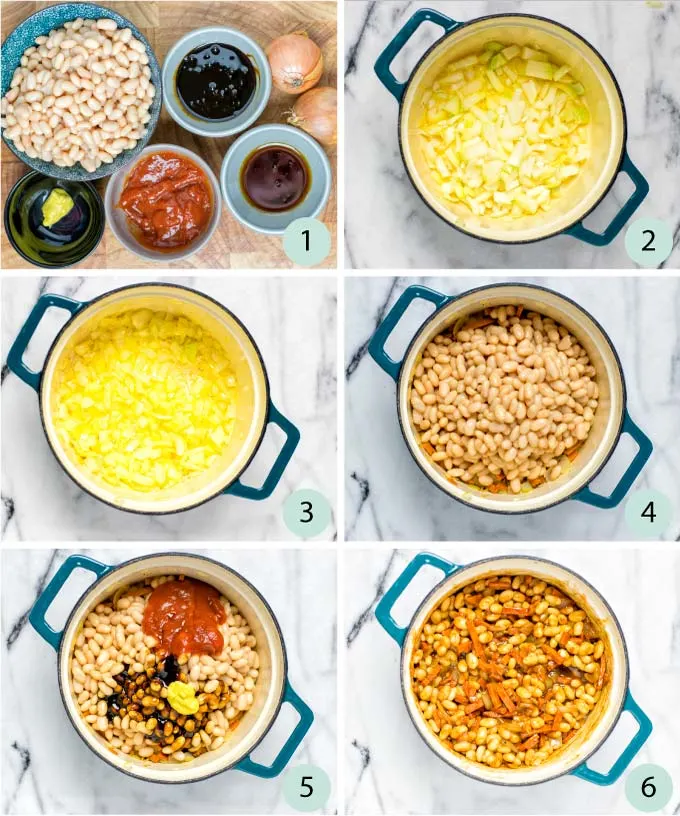 Step by step instructions how to make Boston Baked Beans