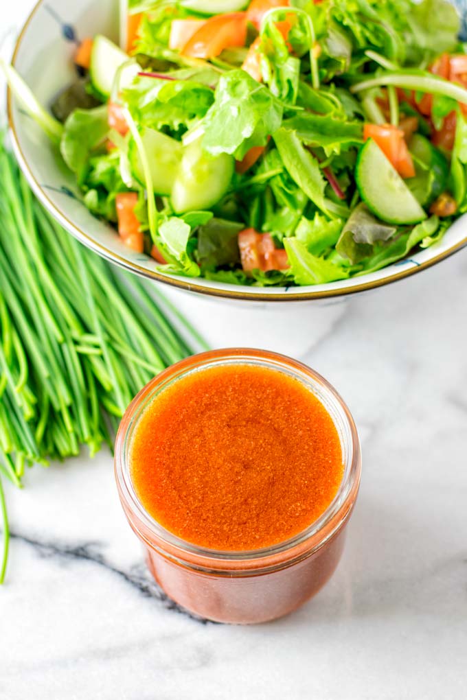 This Catalina Dressing pairs well with a fresh mixed salad.