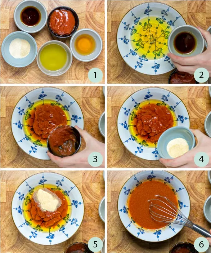 Step by step instructions how to make the Catalina Dressing