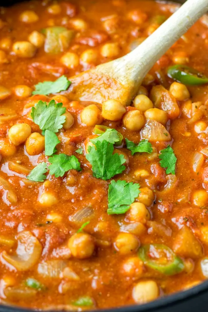 Chickpeas give this recipe the right texture.