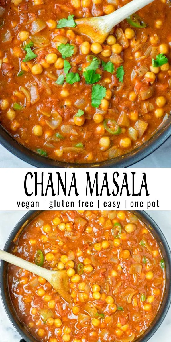 This Chana Masala is easy to make in one pot and packed with flavor. Budget friendly, delicious and surely a favorite that the whole family will love. #vegan #glutenfree #dairyfree #vegetarian #onepotmeals #chanamasala #lunch #dinner #mealprep #contentednesscooking #budgetmeals