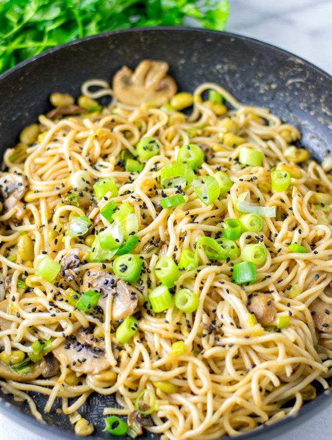 Dan Dan Noodles can be enjoyed fresh from the pan or reheated as meal prep.