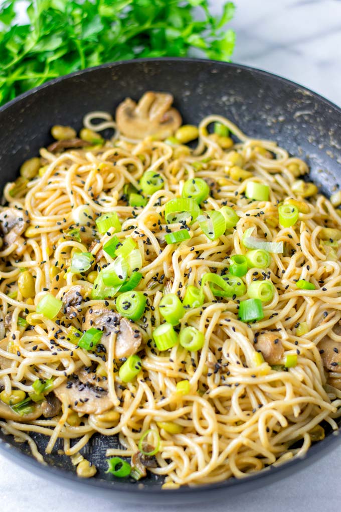 Dan Dan Noodles can be enjoyed fresh from the pan or reheated as meal prep.
