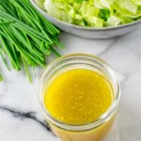 Homemade salad dressing, cheap and budget friendly.