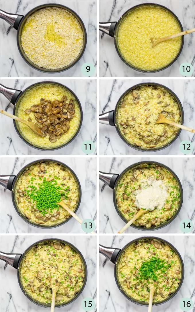 How to make this Mushroom Risotto is easy steps guide.