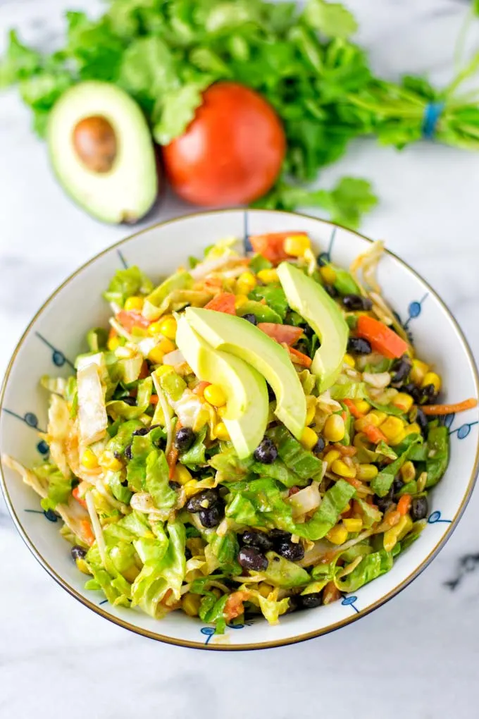 Enjoy the Southwest Salad as a quick and easy lunch or dinner.