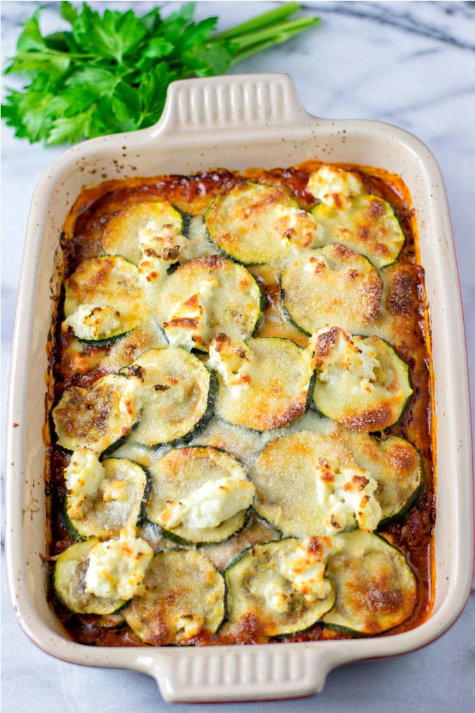 This Zucchini Lasagna is easy to make and a family favorite.