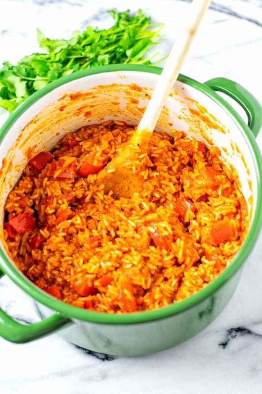 Jollof Rice [vegan, easy] Contentedness Cooking