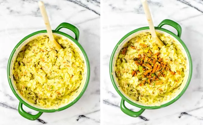 Step 4 : Putting everything together to make this Colcannon. 