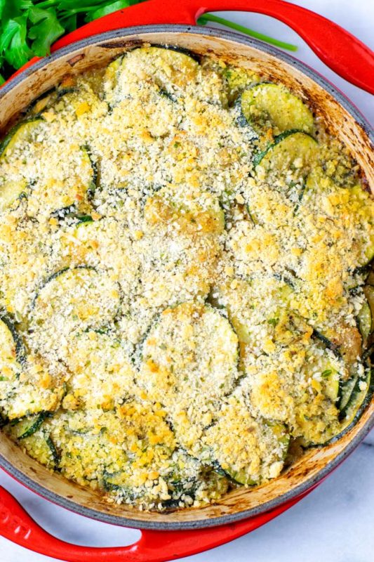 Zucchini Casserole [vegan] Contentedness Cooking